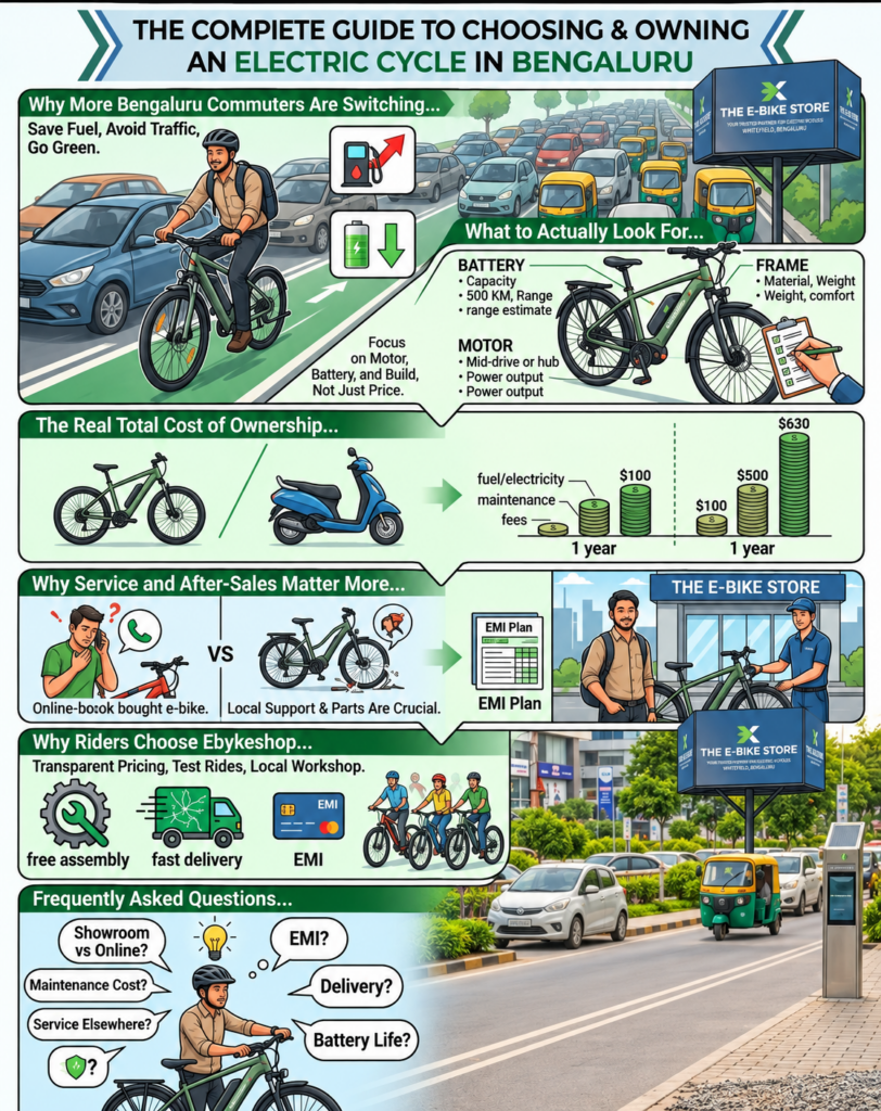 electric cycle store in bangalore